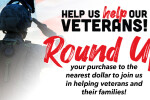 Round up for veterans
