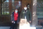 DiBella's donated boxed lunches to the Fisher House in Albany, NY.